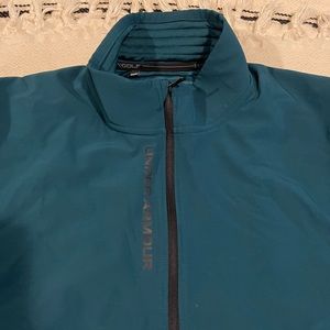EUC Men’s Under Armour 1/4 zip pullover athletic shirt. Size L, dark teal